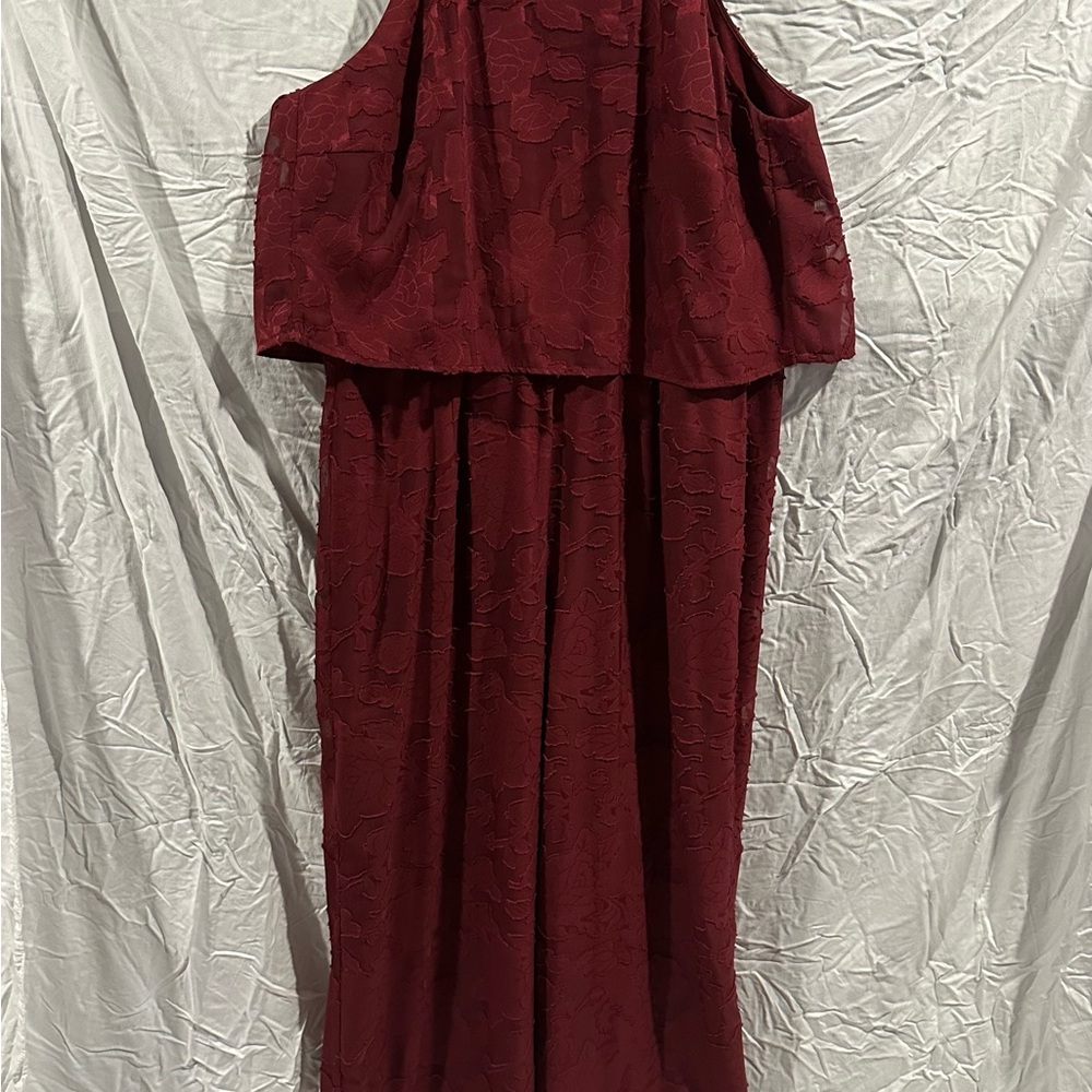 Elegant Burgundy romper